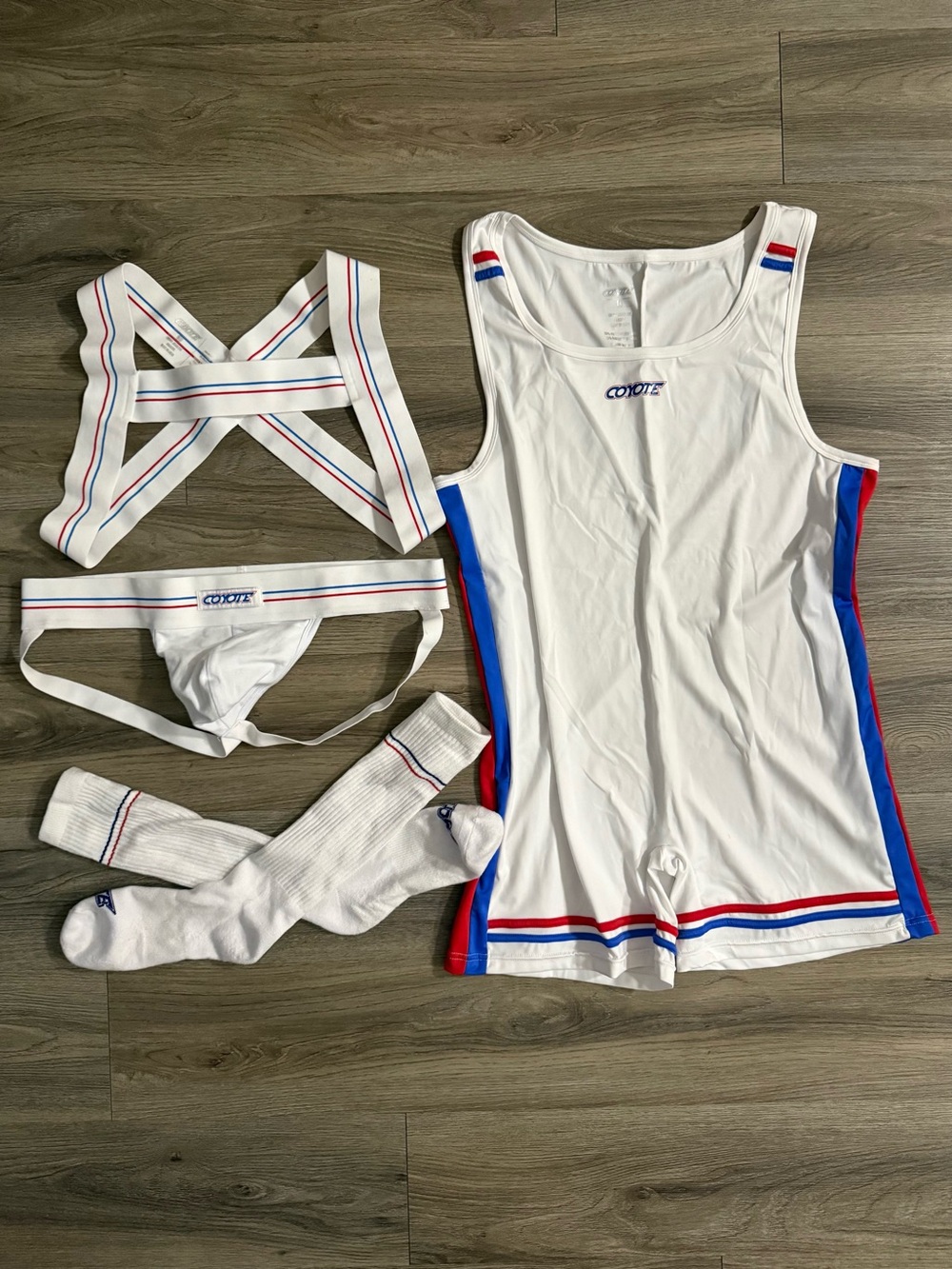 COYOTE Varsity Set with Red & Blue Trim
